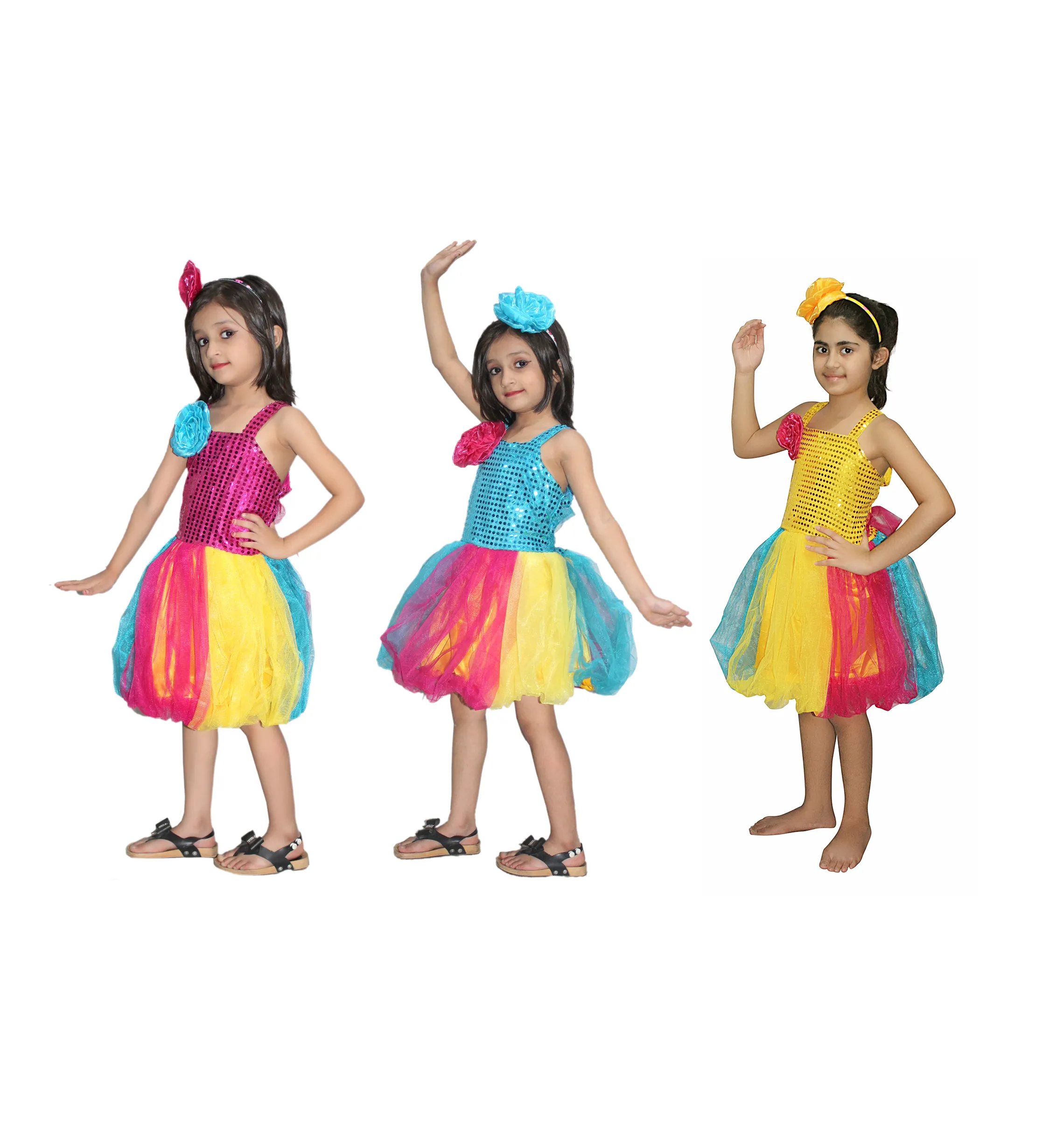 Robe de danse de conception gracieuse occidentale pour filles Performance sur scène pour enfants par Kaku Fancy Dresses