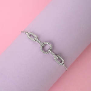 NOVAMART Fine Buy 925 Silver <b>Bracelet</b> for Every Moment You! Rhodium Plated Tennis <b>Bracelets</b> Gold Diamond Pearl <b>Ruby</b> Stones Relig - Product Image 3