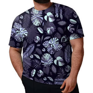 High Street Plus Size Hombres Casual Algodón Camisetas Sublimación Tejido Incluido Precio al por mayor de Pakistán - Product Image 1