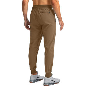 Pantalones cómodos de viaje para hombre, pantalones ligeros con cintura elástica, pantalones deportivos ajustados para uso diario y viajes - Product Image 3