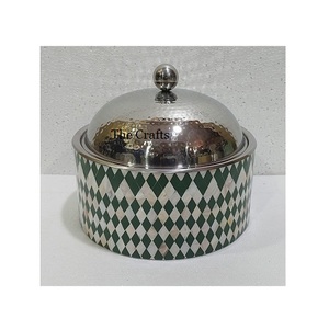 Casserole en bois et en nacre au design avantageux avec couvercle Moon pour marmite spéciale Ramadan - Product Image 6