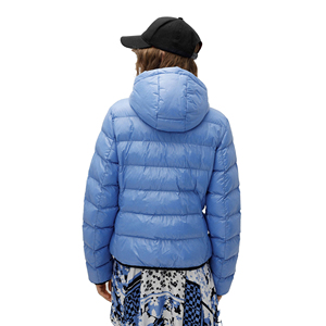 Chaqueta acolchada elegante para hombre y mujer para invierno frío Tela de lona de alta calidad Abrigo con capucha con logotipo personalizado para uso en exteriores - Product Image 2