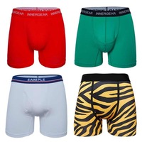 OEM 제조업체 Para Hombre 착용 중 맞춤형 로고 파 Hombr 속옷 사용자 정의 남성 복서 반바지 남성용 팬티 복서
