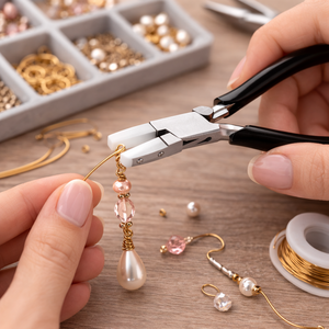 Pince à bec en nylon en acier inoxydable pour la fabrication de bijoux, outil de redressement de fil sans rayures - Product Image 6