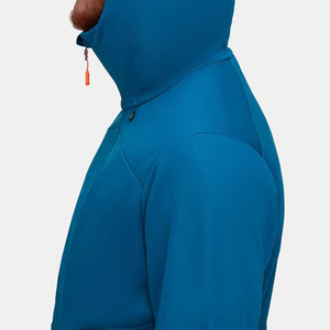 Veste coupe-vent à capuche à fermeture éclair personnalisée pour hommes 2025 Veste coupe-vent de printemps en plein air de haute qualité pour hommes - Product Image 5