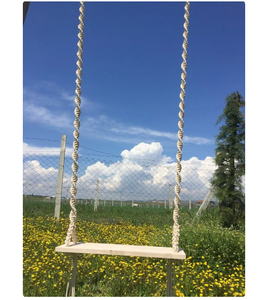 Macrame Baby Swing Twisted Pattern <b>Hammock</b> Toddler Swing <b>Indoor</b> Outdoor Wood Swing New Home Gift <b>Hammock</b> Unusual Patt - Product Image 2