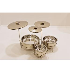 Casserole enduite d'émail de conception personnalisée de haute qualité marmite élégante pour la maison et le restaurant utilisation de la soupe chauffe-plats cuisson servant - Product Image 1