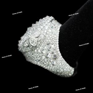 Bague classique en argent avec dôme rond serti de pierres, bijoux imposants et étincelants, style hip-hop audacieux - Product Image 3