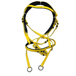 Venta al por mayor de brocas de PVC para montar a caballo, aspecto de cuero de brida, acabado mate con accesorios de latón a un precio muy razonable - Product Image 2