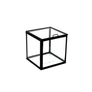 Nueva llegada caja cuadrada de Metal color níquel negro caja de almacenamiento de estilo moderno para uso en el hogar artículo decorativo hecho a mano - Product Image 6