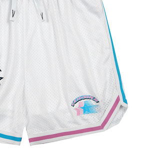 Shorts de bain décontractés pour hommes personnalisés, motif uni, impression par sublimation, taille élastique, toile recyclée, dernière conception - Product Image 2