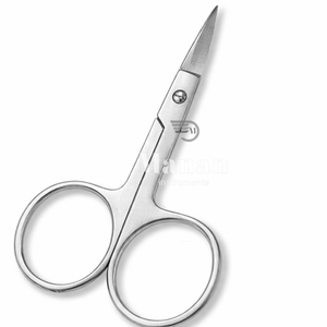 Ciseaux à cuticules en acier inoxydable à lame droite et pointe affûtée, outil de soin des ongles durable pour la manucure - Product Image 5