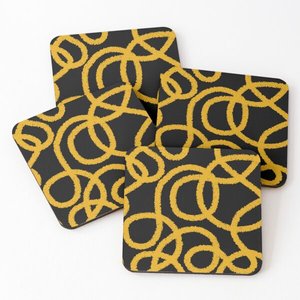 Eco Friendly Wooden and Enamel Print coaster for Home Customized Design Kitchen Wooden coaster for Wholesale square Shape - Product Image 3