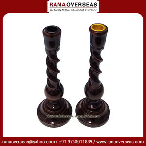 Produit le plus vendu bougeoir torsadé en bois pour décorations de mariage décorations de fête au prix du marché - Product Image 5