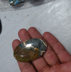 Beautiful Oval Shape Jasper Gemstone Smooth Loose Cabochon for Father's <b>Day</b> Jewelry for <b>Gifting</b> Stone Beads - Product Image 1