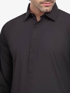 Shalwar Kameez pakistanais pour hommes, tenue de cérémonie spéciale, coupe décontractée, tenue musulmane pour les fêtes de l'Aïd - Product Image 3