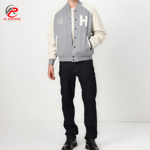 Vestes d'hiver unisexes de haute qualité avec broderie, uniforme de baseball personnalisé, polaire décontracté, style universitaire - Product Image 3