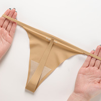 PASUXI-Tanga sexy para mujer, nuevo diseño personalizado, cómodo, de seda helada, sin costuras, de cintura baja, ropa interior