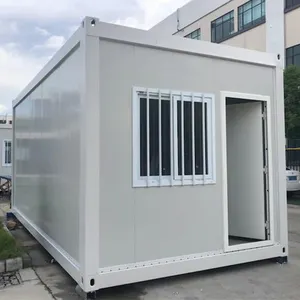 Movable Portable Flat Pack Detachable 20ft 40ft Modular Living Container House Office