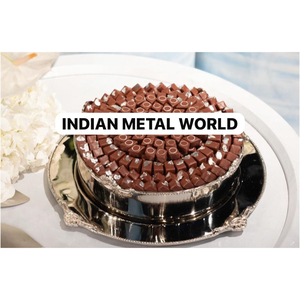 Ensemble De 2 Bol À Chocolat En Métal Avec Plateau Bol À Chocolat En Acier Inoxydable Bol Miroir Poli Dessert Présentoir À Dessert Pour Top Vente - Product Image 2