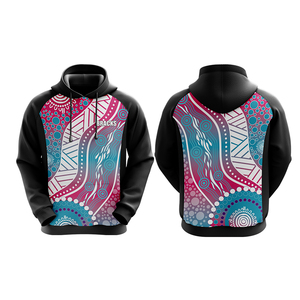 Sudadera con capucha y logotipo personalizado 100% poliéster impermeable gráficos sublimados tela suave para equipos promoción de Marca - Product Image 1