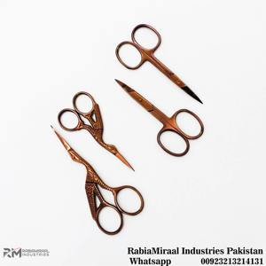 RMI กรรไกรเล็มขนตาทำจากสเตนเลสคุณภาพสูงสำหรับมืออาชีพกรรไกรตัดขนตาและเคราสำหรับผมปัก - Product Image 4