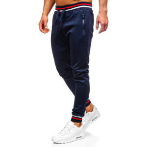 Custom 2-Piece Men's Casual Sweatsuit High Quality 100% <b>Polyester</b> Lightweight Breathable Quick Dry <b>Tracksuits</b> Elastic Waist - Product Image 3