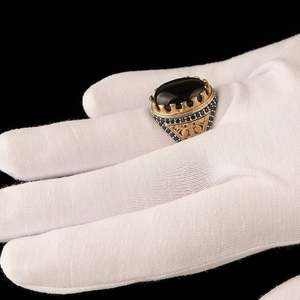 Agate Stone Traditional Motif Sword <b>Ring</b> Turkish Handmade <b>Men</b> <b>Ring</b> 925 Silver Jewelry <b>Ring</b> Turkish Wholesales Silver Jewelry - Product Image 5