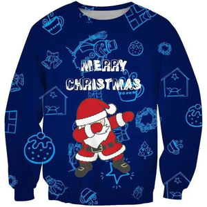 Sudaderas con capucha para hombre, nuevo diseño, sudaderas Unisex para hombre, sudaderas con capucha en blanco personalizadas, sudaderas con capucha navideñas de sublimación de poliéster - Product Image 5