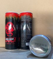 Marque privée/OEM 250ml boisson énergétique boisson Redhot vente chaude avec hackp, halo, certificat ISO prix bon marché uniquement