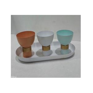 ชุดชามช็อคโกแลตเหล็กสามชิ้นชามช็อคโกแลตทรงกลมดีไซน์มาแรงจากผู้ผลิตในงานศิลปะบ้าน - Product Image 5