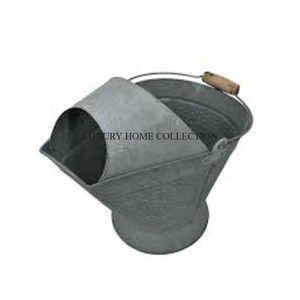 Seau à charbon métallique résistant à la chaleur et à la rouille avec poignée intégrée pour un transport sans effort et un entretien facile - Product Image 5
