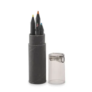 Ensemble de 6 crayons de couleur noirs Gadgets personnalisés-NEGRO - Product Image 4
