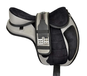Selle de cheval synthétique sans arbre de qualité supérieure Selle de course à montage complet - Product Image 1