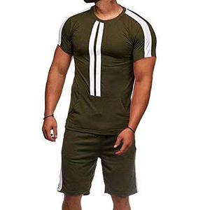 Novedad de verano, conjuntos de pantalones cortos informales para mujer, camiseta de manga corta, pantalones cortos, conjuntos sólidos, ropa de marca, conjunto de 2 piezas, cintura alta transpirable - Product Image 6