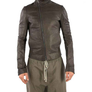 2025 Servicio OEM Chaquetas de cuero transpirables Hombres Color personalizado Hombres Chaqueta de cuero Producto de manga completa Chaqueta de cuero para hombres - Product Image 6