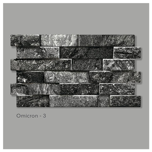 31X56 cm País Exterior Cerámica Pared Azulejos de enclavamiento Superficie de piedra en relieve Acabado mate Diseño gráfico áspero 31X56 cm - Product Image 3