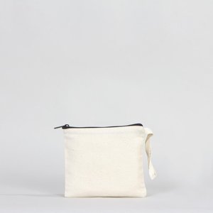 Bolso de mano sin forro de gabardina 6x5, bolsa de algodón natural - Product Image 1