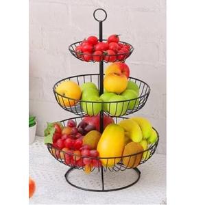Panier à fruits de haute qualité, style unique, doré, fait à la main, pour hôtel, restaurant, mariage, table, rangement alimentaire - Product Image 4