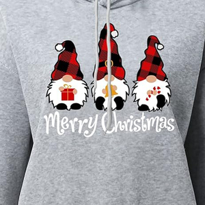 Santa and Reindeer <b>Christmas</b> <b>Hoodies</b> Fun and Festive, Available for Bulk Supply - Product Image 5