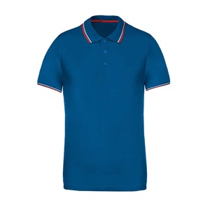 Camiseta de golf de manga corta con patrón sólido para hombre, camiseta de polo de secado rápido y absorción de humedad para entrenamiento informal, Etiqueta Privada - Product Image 2