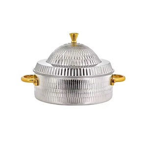 Olla caliente de Metal de diseño hecho a mano distintiva cazuela de lujo de calidad Superior para decoración de mesa de lujo y necesidades de compra a granel - Product Image 2