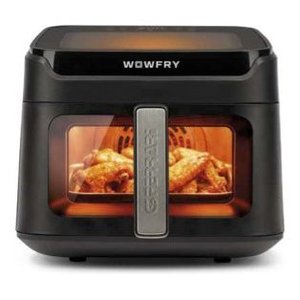 WOWFRY Black G10226 Freidora de Aire 12 en 1 de Acero Inoxidable 1700W 6L sin Aceite Estilo Inteligente para Uso Doméstico 2L para Hornear y Asar - Product Image 1