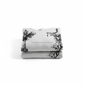 Ensemble sweat-shirt et pantalon de survêtement inspiré de la mode tech – Tenue en molleton délavé à l'acide - Product Image 4