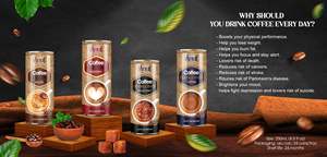 Boîte VINUT de 250ml (en conserve) Cappuccino Premium Cold Brew-Marque privée, Fabrication au Vietnam, Prêt à boire - Product Image 6