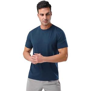 T-shirts pour hommes en coton 100% avec logo personnalisé, impression sérigraphique, manches courtes, écologiques, de haute qualité - Product Image 2