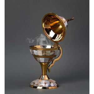 Quemador de incienso de Metal decorativo para el hogar de diseño lujoso, quemador de incienso de latón de la mejor calidad para quemador, regalo de cumpleaños Diwali Etc - Product Image 3