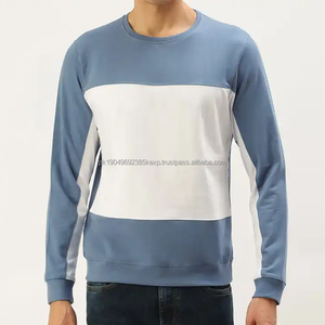 Sudaderas de manga larga de mezcla de Algodón 100% con logotipo personalizado de calidad superior para hombre, ropa de calle básica para otoño - Product Image 1