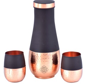 Venta caliente 100% Jarra de agua de diseño deportivo de cobre puro Tamaño personalizado 500ml Capacidad Vasos directos - Product Image 6