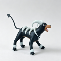 Figurine noire Garurumon, modèle GK d'anime, jouet tendance, statue, article de collection, décoration de table, cadeau d'anniversaire, article populaire